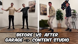 We Transformed Our Garage Into A Content Studio! #home #homeimprovement #howto