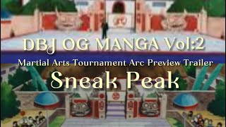 2nd DBJ OG MANGA Vol:2 Martial Arts Tournament Arc | Preview Trailer Sneak Peak | 