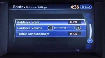 2013 Infiniti M - Voice Guidance (if so equipped)
