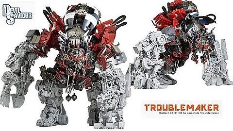 TF Reveals/Thoughts: Transformers Devil Saviour Third Party Devastator / Troublemaker Figure