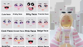 how to make a Roblox face