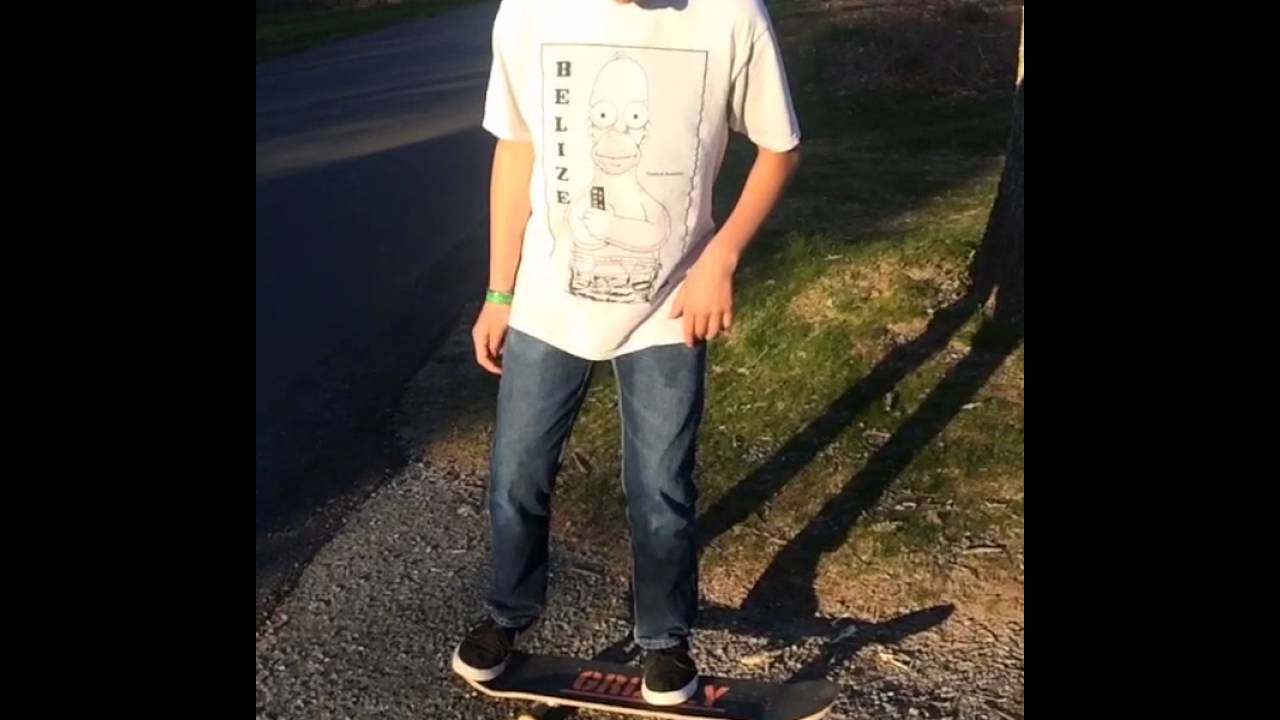 How to do a Ollie on a skateboard on gravel YouTube