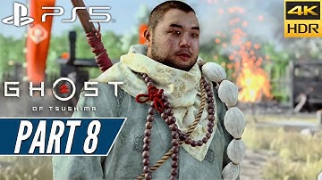 GHOST OF TSUSHIMA (PS5) Walkthrough Gameplay PART 8 [4K 60FPS HDR] - No Commentary
