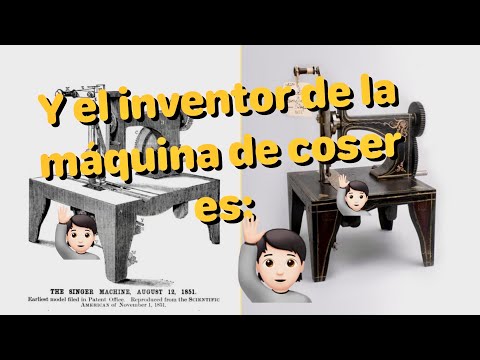 Video: ¿Quién inventó la máquina de coser de pespunte?