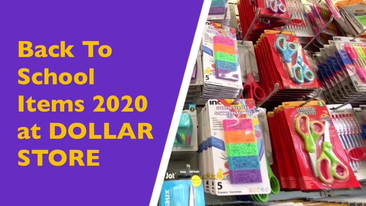 Dollar Tree School Items Back To School Items At Dollar Store YouTube