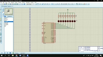 Lập trình 8 LED đơn bằng phần mềm Keil C