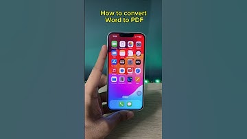 Convert Word to PDF on iPhone #shots #ios #apple #iPhone