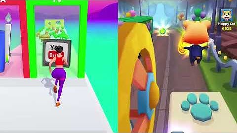 Twerk Race 3D VS Cat Runner - SpeedRun Gameplay Walkthrough (Android,iOS) NEW UPDATE Ep 1