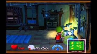 Luigis Mansion Part 7- Marios Letter, Working Out, The Ice Medal And A Hidden Key