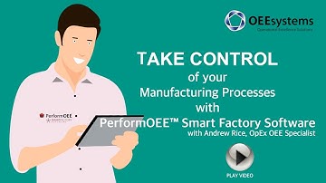 Take Control of your Manufacturing Processes with PerformOEE™ Smart Factory Software