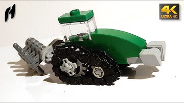 Microscale Tracked Tractor with Reversible Plow (MOC - 4K)
