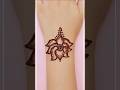 Front lotus mehndi design #trending Beautiful #simple stylish New #mehndidesign short video 2026