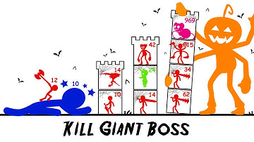 Best Fun Puzzle Game Mobile Stick Hero: Tower Defense Android ios Gameplay