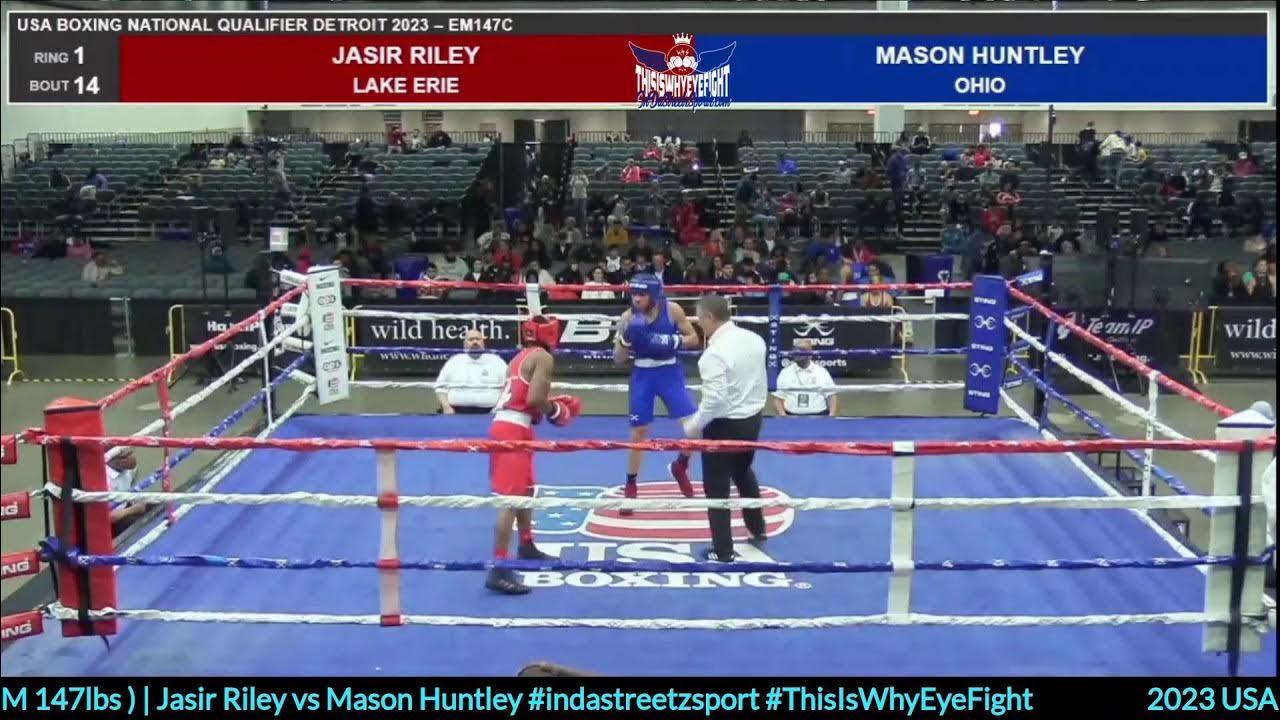 2023 USA Boxing National Qualifier ( EM 147lbs ) Jasir Riley vs Mason