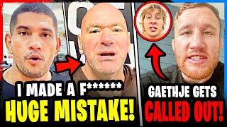 Alex Pereira REVEALS SAD NEWS! Justin Gaethje gets CALLED OUT! Paddy Pimblett REACTS! Khamzat