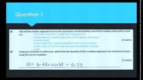 CORE Bivariate Data SAC revision lecture