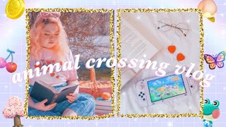 animal crossing new horizons reading vlog  first days on hope world island