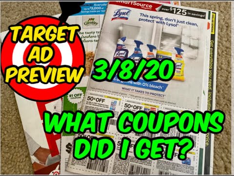 3/8/20 WHAT COUPONS DID I GET? | 🎯 AD PREVIEW