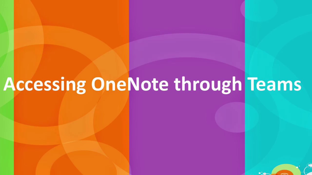 using onenote in teams