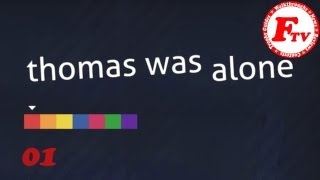 Thomas Was Alone full collectible walkthrough with commentary Part 01 - Chapter 00 and Chapter 01