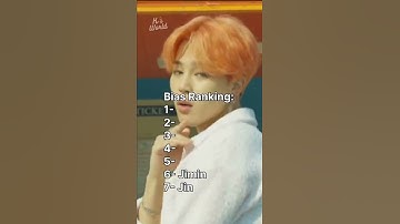 My bias Ranking of BTS (NO HATE) #kpop #shorts