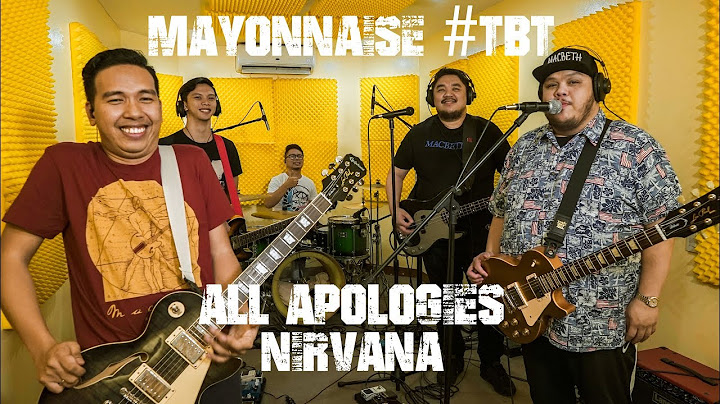 All Apologies Cover version - Cover performance video thumbnail