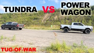 Power Wagon vs Tundra: TUG-OF-WAR! 4x4 Off-Roading Full Size Trucks