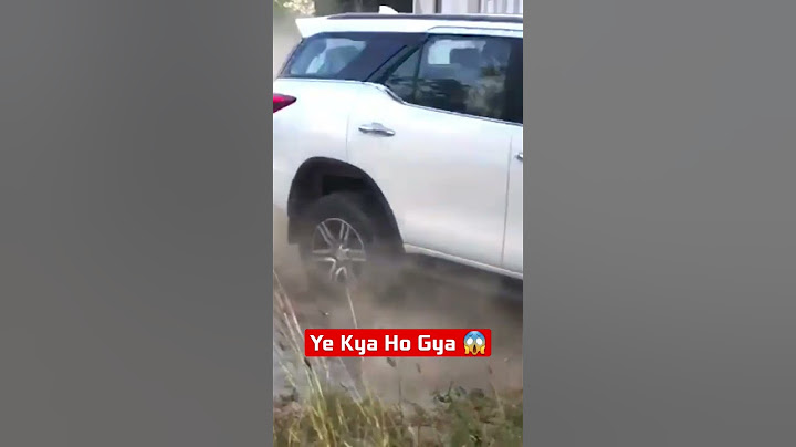 YE KYA HO GYA FORTUNER KE SAATH 😱 #youtubeshorts #fortuner