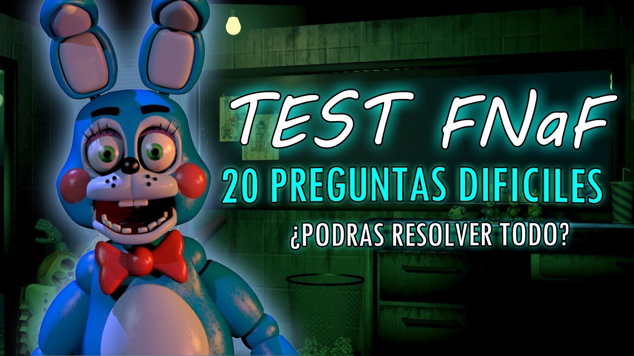 Quiz de fnaf nível dificil