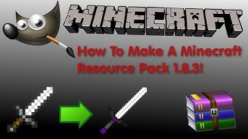 How To Make A Minecraft Resource Pack 1.8/1.9 With Gimp