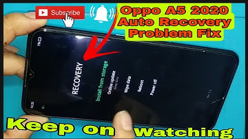 How To Repair Oppo A5 2020 Auto Recovery Mode Problem | Tested Sulotion 100% Working !! Tips 2021