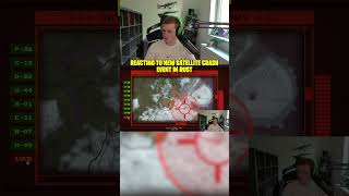 Reacting to NEW Satellite Crash Event in Rust 😳 @Protoxic #rust #oilrats #shorts