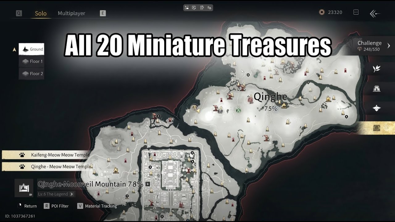 All 20 Miniature Treasure Locations Found