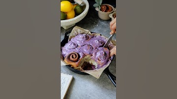 Blueberry Breakfast Rolls❤️ #food