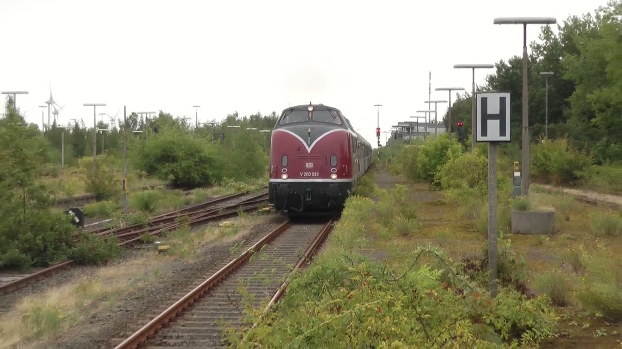 Abschied von der Vogelfluglinie am 27.08.2022 mit V 200 033