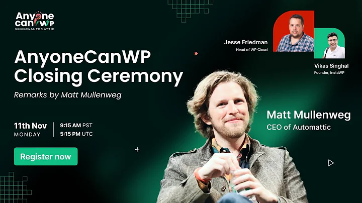 Closing ACWP with Matt Mullenweg & Jesse Friedman