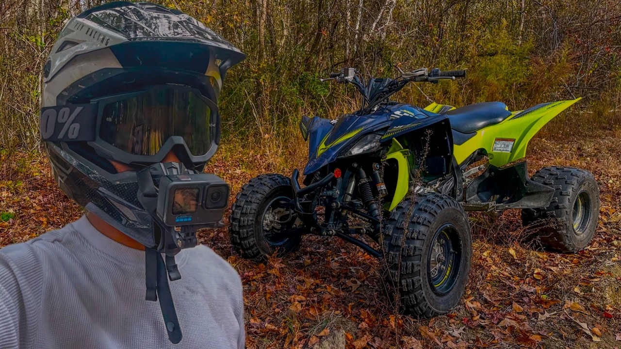 Моя первая поездка на новом мотоцикле Yamaha YFZ450R!