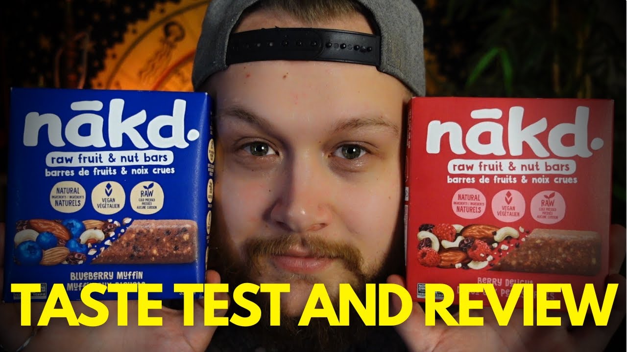 ASMR NAKD Fruit and nut bar (taste test and review) YouTube