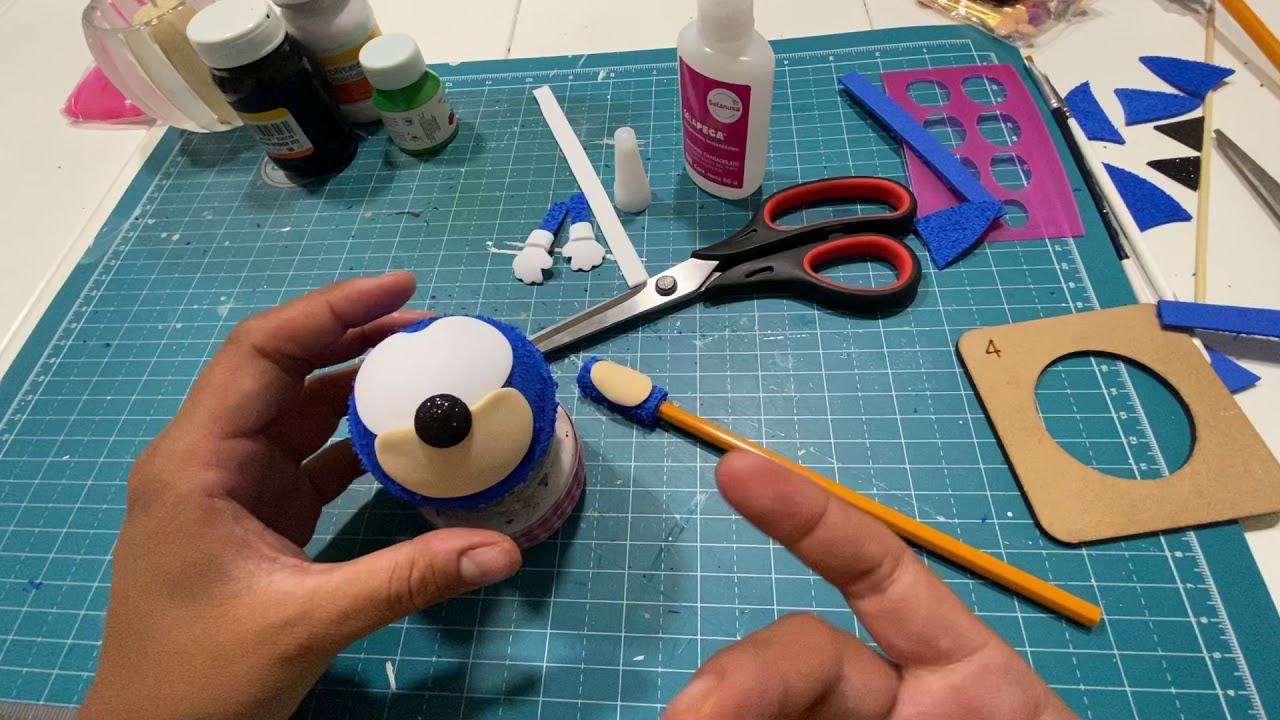 Fofulapiz de zonic hecho con mucho amor