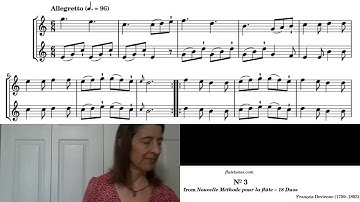 Devienne: Duet No. 3 (Play Along) in C