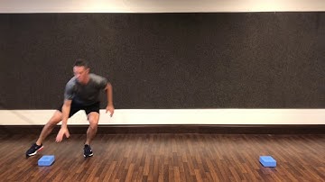 Lateral Shuffle to Jump Squat
