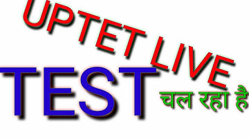 Live Test 6 For UPTET,UPSI By ROHIT SHUKLA
