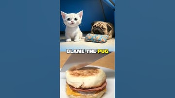 The Pug Was Kicked Out Without Being Guilty! 🐶😺😰 #dog #pug #cute #cutedog