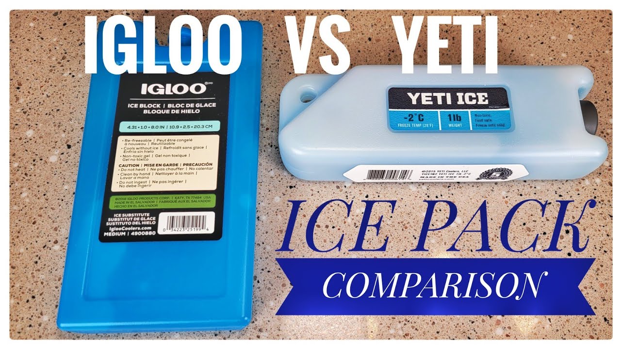 YETI ICE Reusable Cooler Ice Pack (4 LB (Blue))