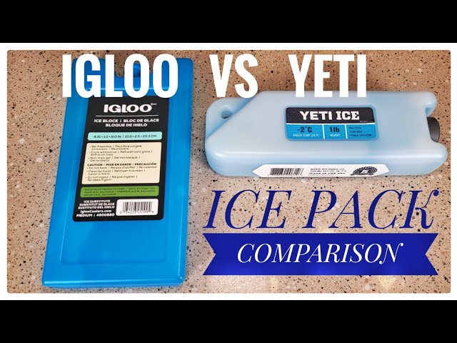 YETI vs Igloo Ice Packs Comparison 