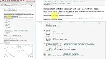 Taking Derivatives I