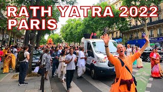 Rath yatra 2022 Paris | Hare Krishna parade | Shri Jagannath Rath Yatra |#RathYatra #rathyatra2022