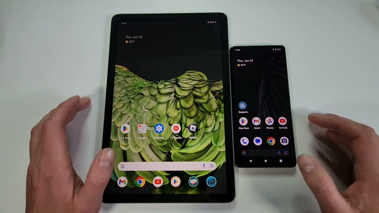 Google Pixel Tablet Vs Pixel 7 Pro Speed Test