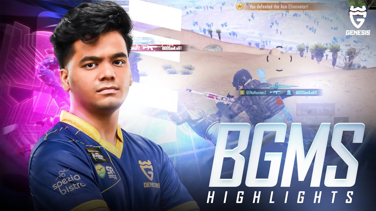 BGMS week 1 & 2 Frags 💀 || Team Genesis || HunterZ 🥷🏻