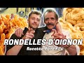 Les rondelles doignon  oignon frit  une version au air fryer et une version classique 